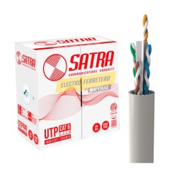El cable sólido UTP SATRA Categoría 6 LSZH