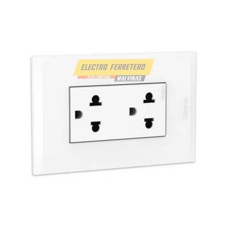 Tomacorriente duplex universal LT Bticino