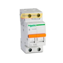 SCHNEIDER Interruptor Termomagnético Easy 9 MCB 2x32A