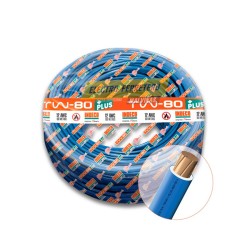 Cable TW-80 +plus 450/750 V 12 AWG Resistente a la humedad, químicos y