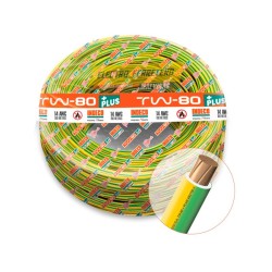 Cable TW-80 +plus 450/750 V 14 AWG Resistente a la humedad, químicos